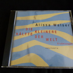 alissa walser - die kleinere halfte der welt - cd