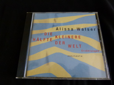alissa walser - die kleinere halfte der welt - cd foto