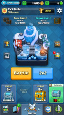 Cont de clash royale. Arena 8-9. 5legendare. Lvl 9-10. foto