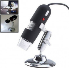 Microscop Electronic Digital USB, 8 LED, Foto/ Video pentru PC foto