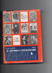 Istoria Literaturii Engleze Si Americane Vol.1 - Leon Levitchi foto