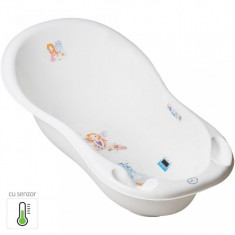 Tega Baby Cadita Piscot 102 cm Little Princess cu Senzor de Temperatura - Tega Baby - Alb foto