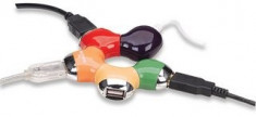Hub USB Colorat foto