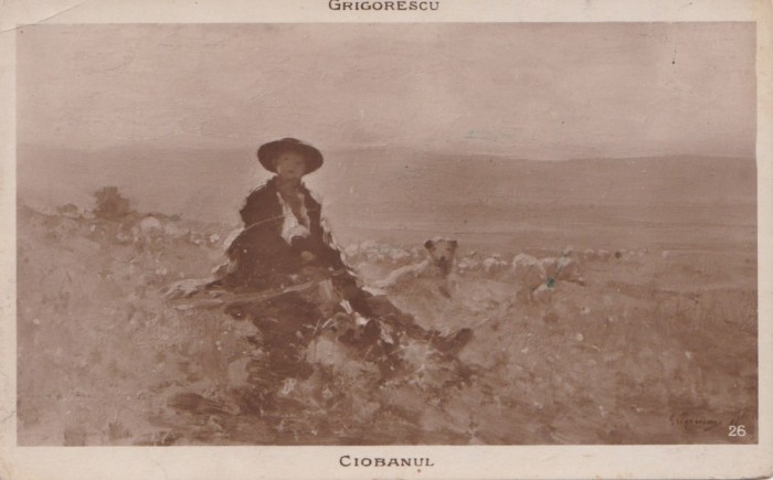 CARTE POSTALA N.GRIGORESCU - CIOBANUL