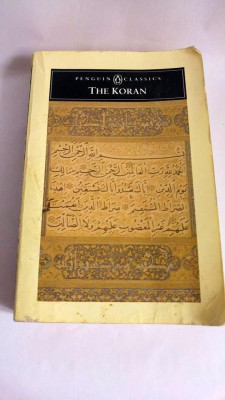 The Koran (Coranul in engleza), Penguin Classics, Penguin Books, foto