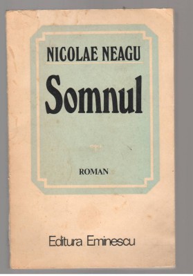 (C7691) SOMNUL DE NICOLAE NEAGU foto
