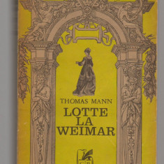 (C7739) LOTTE LA WEIMAR DE THOMAS MANN