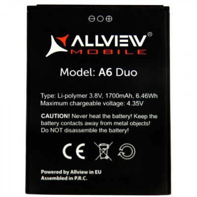 Acumulator Allview A6 duo produs original swap foto