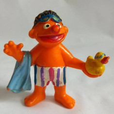 Figurina Ernie Muppets Show, cauciuc, Henson, Bullyland, Germany, Handpainted