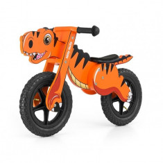 Bicicleta fara pedale Dino Orange foto