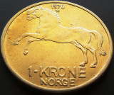 Cumpara ieftin Moneda 1 COROANA - NORVEGIA, anul 1970 * cod 4900, Europa