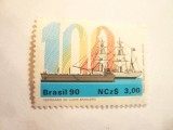 Serie 100 Ani Marina 1990 Brazilia , 1 val., Nestampilat