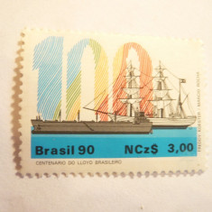 Serie 100 Ani Marina 1990 Brazilia , 1 val.