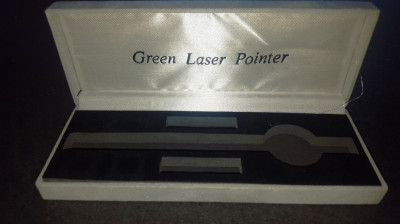 Cutie goala pentru creion laser Green Laser Pointer, 17.5 X 6.5 cm foto