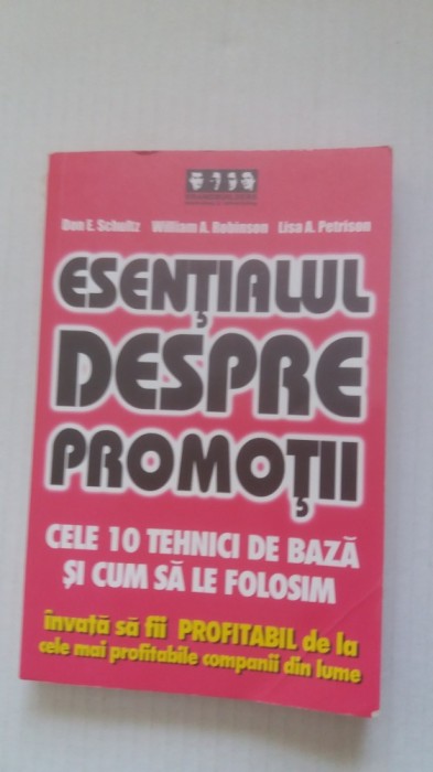 Esentialul despre promotii - Don Schultz