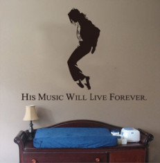 Sticker perete Michael Jackson foto