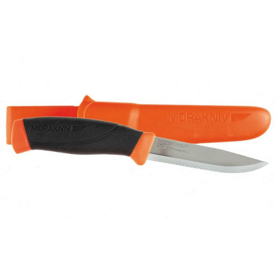 Cutit Mora Companion Vanator / Outdoor F Serrated Orange (fluorescent) 11829 foto