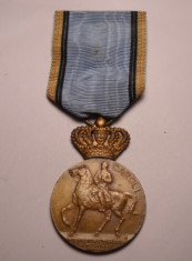 Medalia Centenarul Regelui Carol I 1839 1939 Superba foto