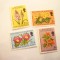 Serie - Flora salbatica -Guernsey , 4 val.