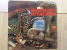 Beliebte Marsche Und Marschlieder disc vinyl lp muzica marsuri militare VG+