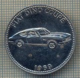 ZET 942 MEDALIE AUTOMOBILISM - FIAT DINO COUPE 1969 -SHELL