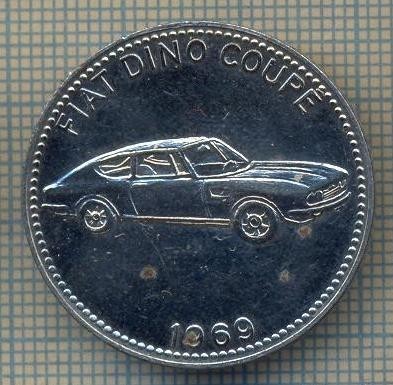 ZET 942 MEDALIE AUTOMOBILISM - FIAT DINO COUPE 1969 -SHELL foto