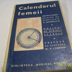 calendarul femeii- biblioteca ''medicul nostru'' an 1939