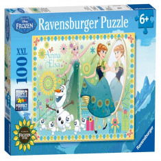 PUZZLE FROZEN, 100 PIESE foto