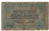SV * Cehoslovacia + Polonia LOT 2x 1919 * JEDEN KORUN / 1 COROANA si 10 MARCI / MAREK POLSKICH