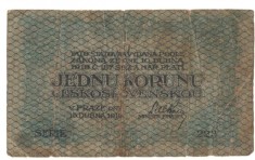 SV * Cehoslovacia + Polonia LOT 2x 1919 * JEDEN KORUN / 1 COROANA si 10 MARCI / MAREK POLSKICH