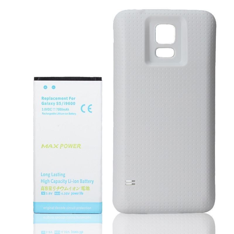 Baterie extinsa 6500 mAh pentru Samsung Galaxy S5 i9600 capac dedicat,  Li-ion | Okazii.ro