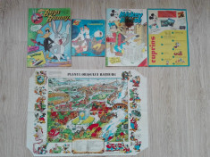 Reviste Mickey Mouse, Bugs Bunny, Egmont mini si poster foarte rar foto