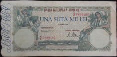 Bancnota 100000 lei - ROMANIA, anul 1946 / Octombrie *cod 52 foto