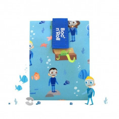 Boc N Roll Kids Ocean, Ambalaj Reutilizabil Pentru Sandwich foto