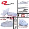 PANTOFI SPORT ALBI TALPA CONVEXA DAMA PERFECT STEPS MEDICINALI SLABIT ANTICELULI, 40, 41, Alb, Negru