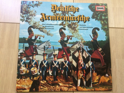 deutsche armeemarsche Luftwaffenmusikkorps disc vinyl lp muzica militara marsuri foto