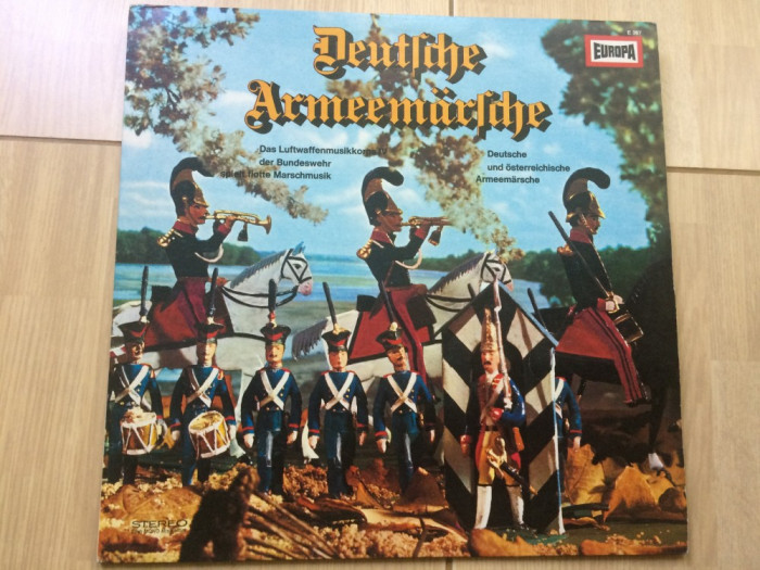 deutsche armeemarsche Luftwaffenmusikkorps disc vinyl lp muzica militara marsuri