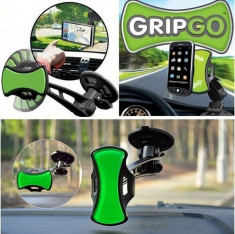 Set 2 suporti auto pentru telefon Grip Go foto