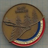 ZET 967 INSIGNA SPORTIVA - SCOALA DE SKI(SCHI) FRANCEZA -ECOLE DU SKI FRANCAIS