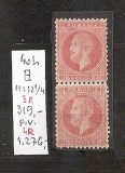 Cumpara ieftin SD Romania 1872 LP 40h - Carol I &quot;Bucuresti II&quot;, 15 Bani pereche verticala.
