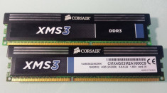 RAM CORSAIR XMS 3, ddr3, 4 GB (2x2 GB) 1600MHz C9 foto