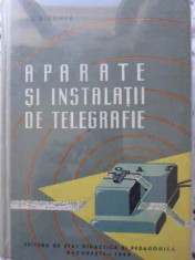 Aparate Si Instalatii De Telegrafie - Al. Dingher ,401554 foto