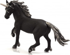 Figurina Unicorn Negru foto