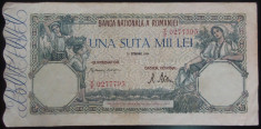 Bancnota istorica 100000 lei - ROMANIA, anul 1946 / Octombrie *cod 51 foto