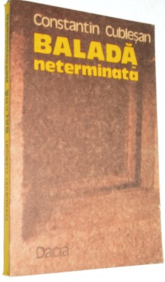 Balada neterminata - Constantin Cublesan foto
