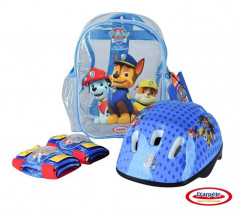 Paw Patrol - Set Protectie In Rucsac (Casca, Genunchiere, Cotiere) foto