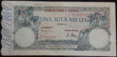 Bancnota istorica 100000 lei - ROMANIA, anul 1946 / Octombrie * cod 49 foto