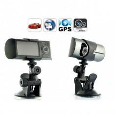 Camera auto duala cu filmare interior + exterior si pozitionare GPS foto