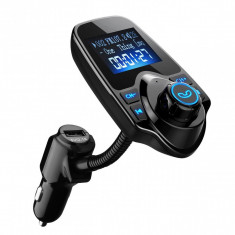 Transmitator Modulator FM auto | Handsfree, Bluetooth, card microSD, incarcator foto