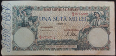 Bancnota istorica 100000 lei - ROMANIA, anul 1946 / Decembrie *cod 70 foto